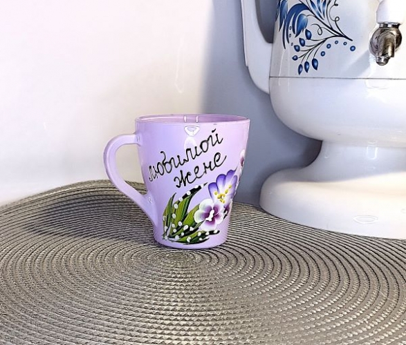 Кружка 270мл 1649 П/У цветн "Жене" фото 2