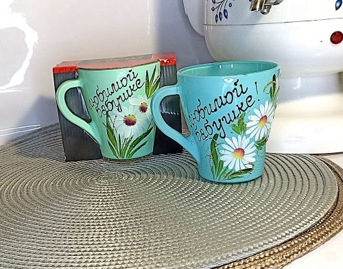 Кружка 270мл 1649 П/У цветн "Бабушке"